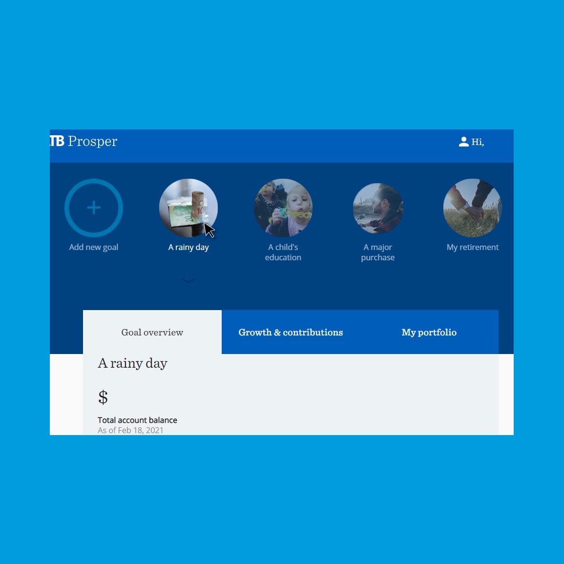 Make a one-time contribution on ATB Prosper